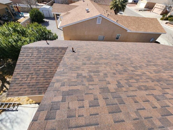 Shingled Roofs for Organ Mountain Roofing & Construction in Las Cruces, NM