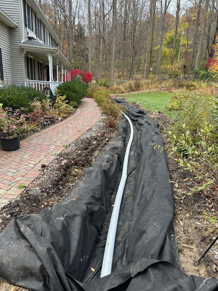 Drainage & Excavation for NK Landscaping LLC in Dutchess County, NY