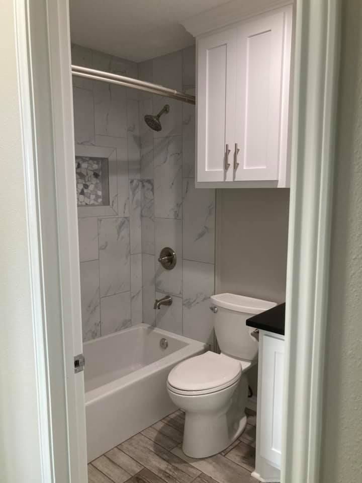 Transform your space with our expert bathroom renovation service, combining modern design and quality craftsmanship to create a functional and stylish oasis tailored to meet your unique needs and preferences. for Build With Integrity Construction in Hemphill County, TX