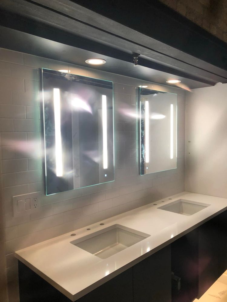 Enhance your home's beauty with our expert Glass services. We offer customized glass installations, ensuring durable and stylish solutions that perfectly complement your tiling in kitchens, bathrooms, and beyond. for Jays Tile Styles LLC in New Berlin, WI