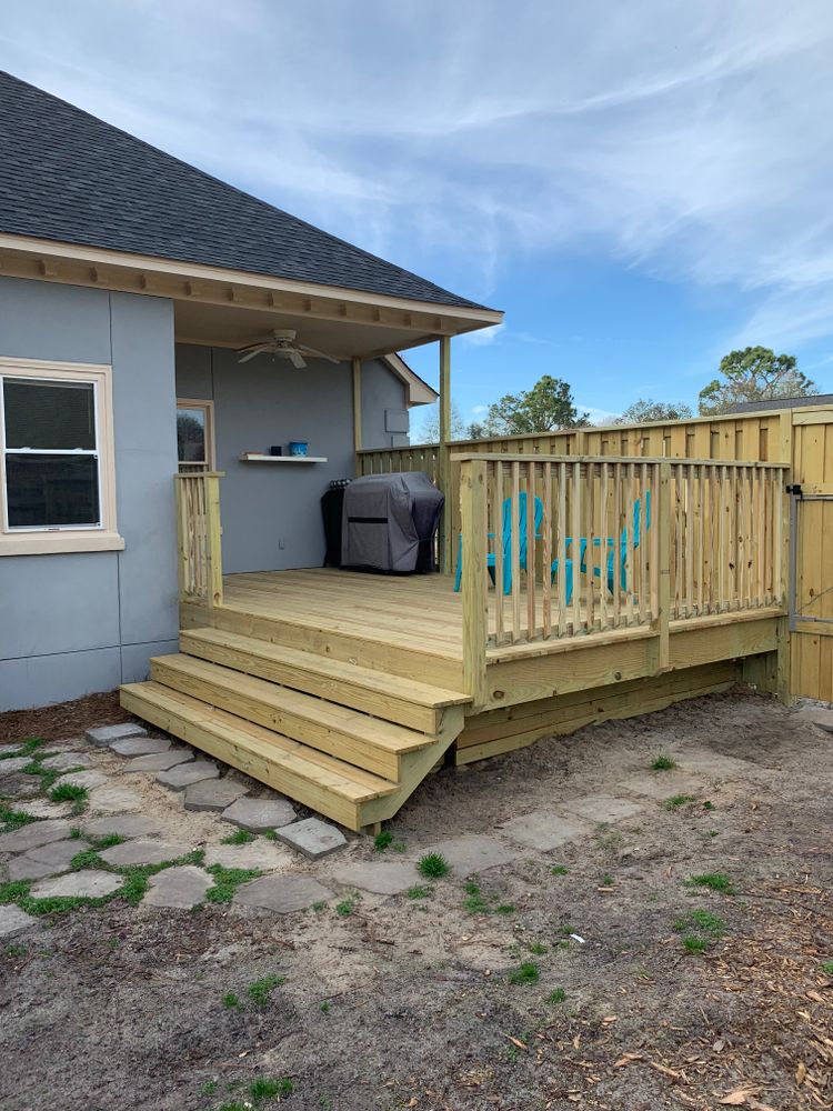 Outdoor Spaces for Albatross Construction in Wilmington, NC