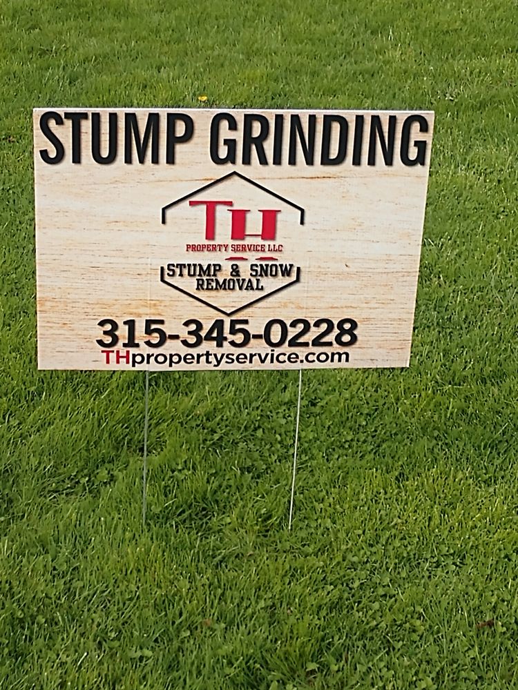 Stump Removal for TH Property Service, LLC in Manlius, NY