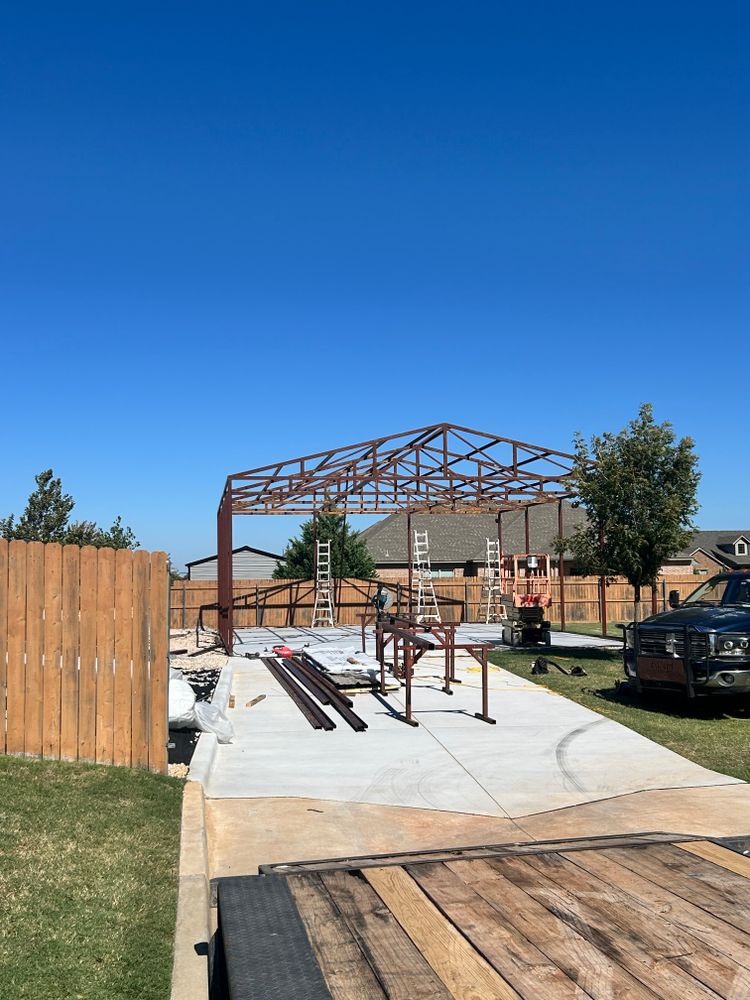 Tombstone Trail, Norman Oklahoma 30x40x12 - Completed in 2 DAYS!!! for A-N-H Construction LLC in Oklahoma City, OK
