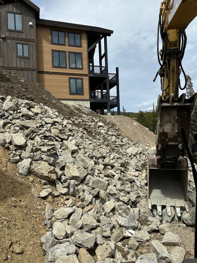 Dirt Work for R&H Homes in Bozeman, MT