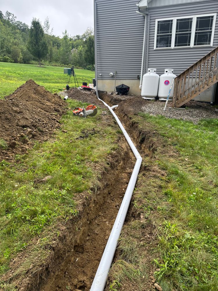 Drainage & Excavation for NK Landscaping LLC in Dutchess County, NY