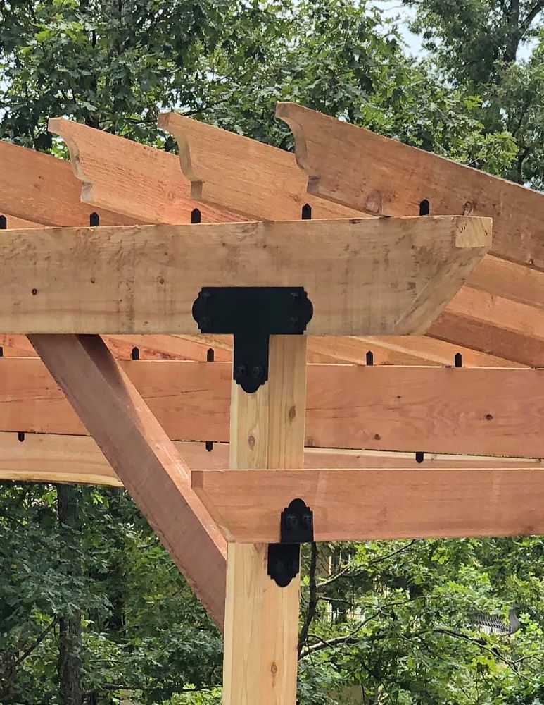 Custom Pergolas for Ozark Deck Company in  Rogers, Arkansas