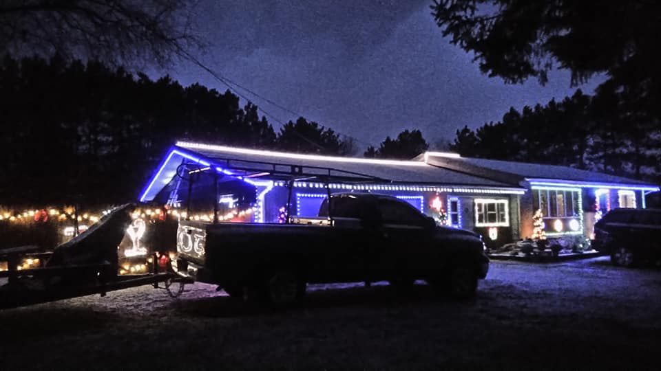 Holiday Lighting for LLS Property Solutions in Big Rapids, MI