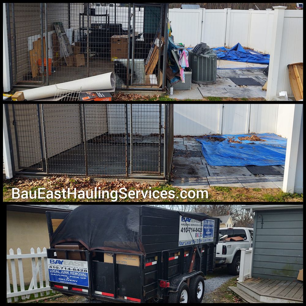 Delivery for Bay East Hauling Services & Junk Removal in Grasonville, MD