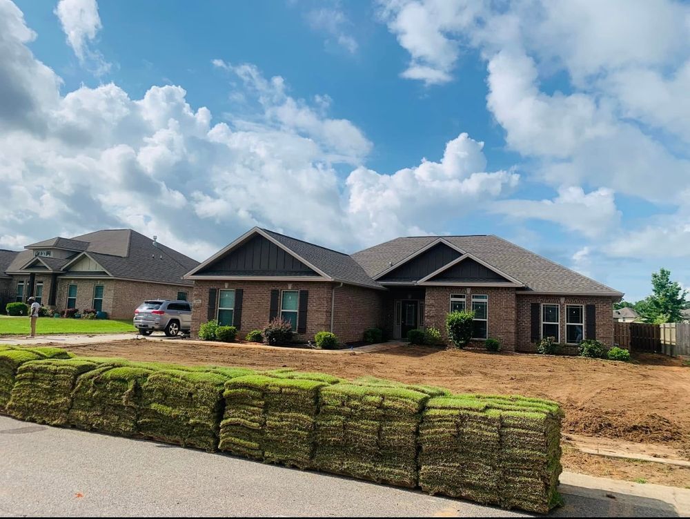 Transform your lawn with our professional sod install service, providing instant greenery and a lush, healthy yard. We ensure expert installation for long-lasting beauty and vitality in your outdoor space. for Enhanced Landscape in Daphne, AL