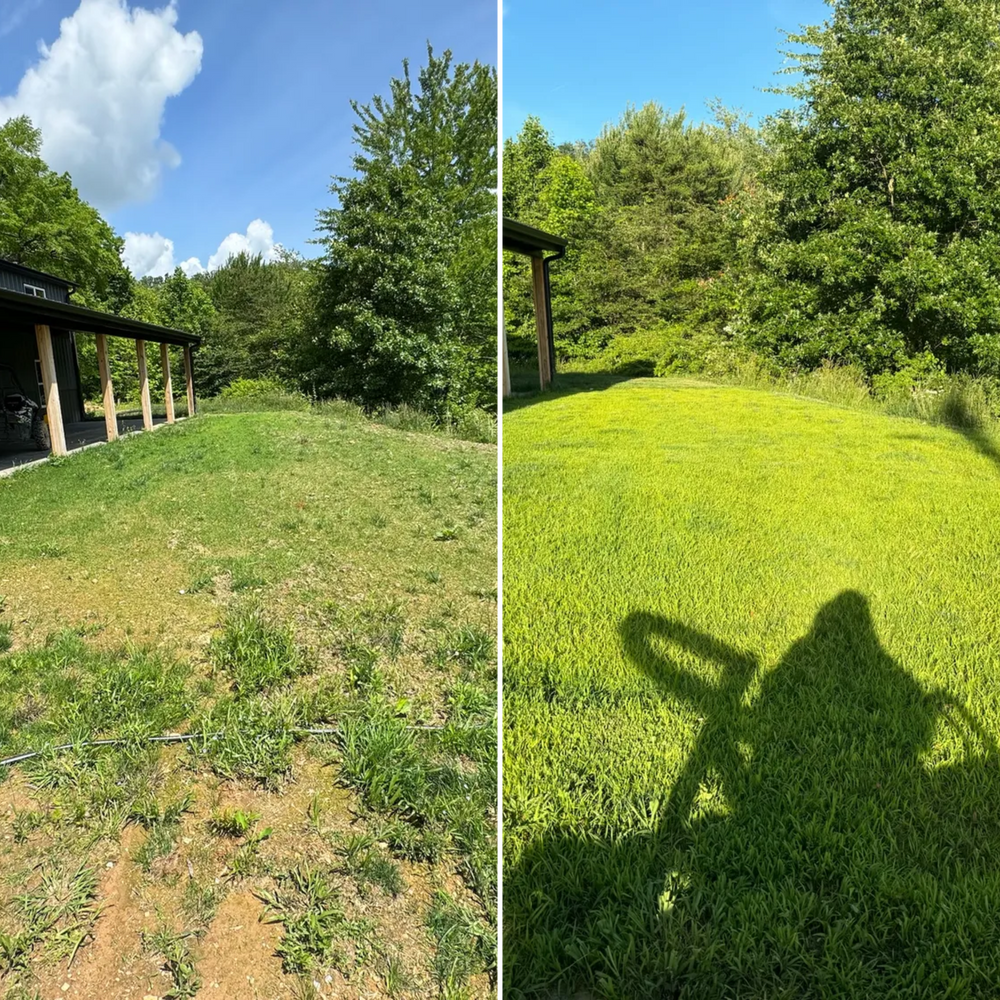 Before & After for Hale’s Hydroseeding in London, KY