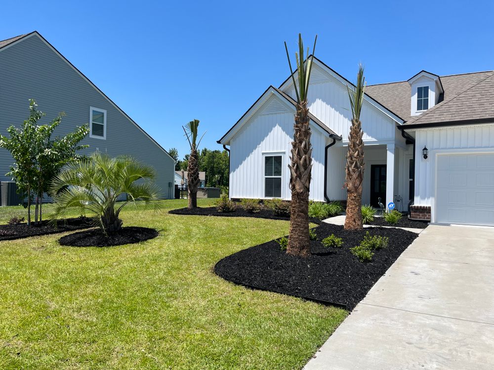 Transform your outdoor space with our expert Decorative Stone Installation service. Perfectly complement your landscape and enhance curb appeal, while we also specialize in **christmas lights installation near me** for festive flair. for New Creation Lawn and Landscape in Myrtle Beach, SC