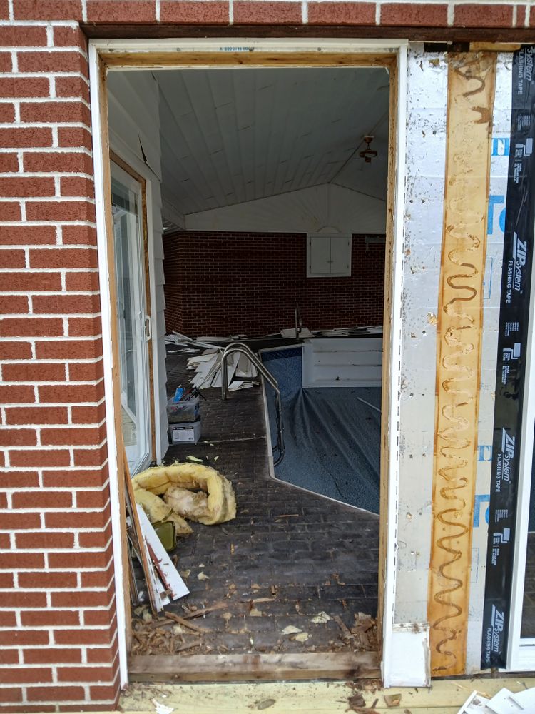 13 doors, 2 windows,  plus pool room Mechanics for Dead Tree General Contracting in Carbondale, Illinois