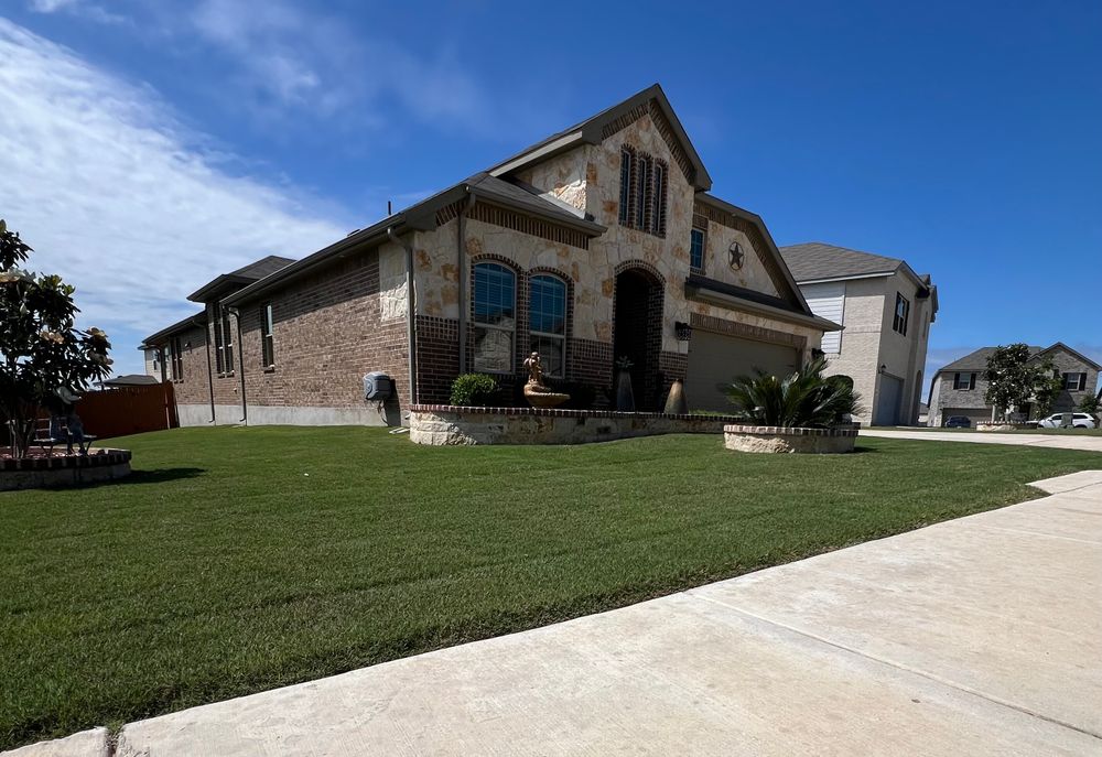 Core Aeration for Alamo Turf Works in San Antonio, TX