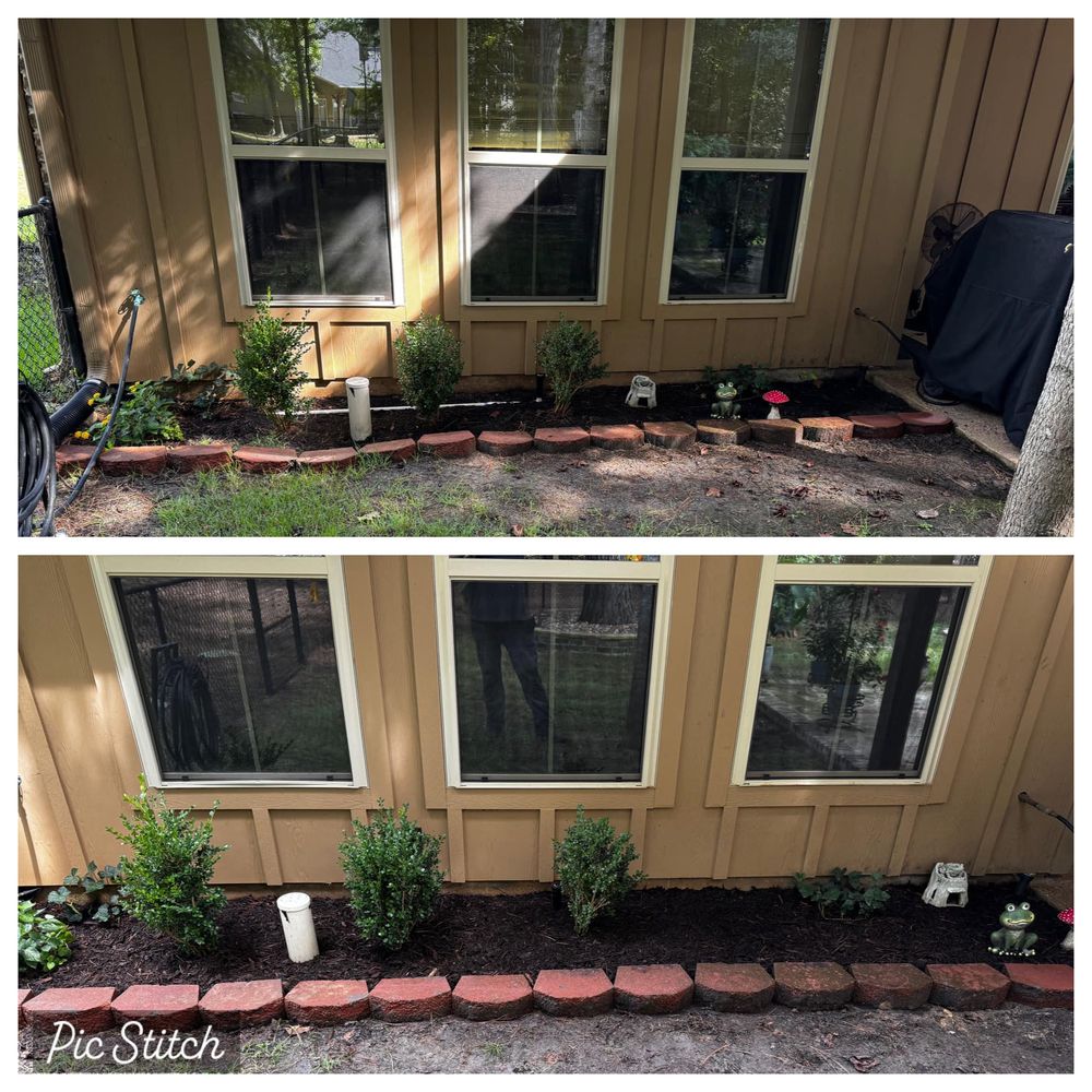 Enhance your lawn's health and appearance with our Mulch Installation service. Our team will carefully apply mulch to your landscape to retain moisture, suppress weeds, and promote plant growth. for Keener's Lawn and Landscape LLC in Quitman, TX