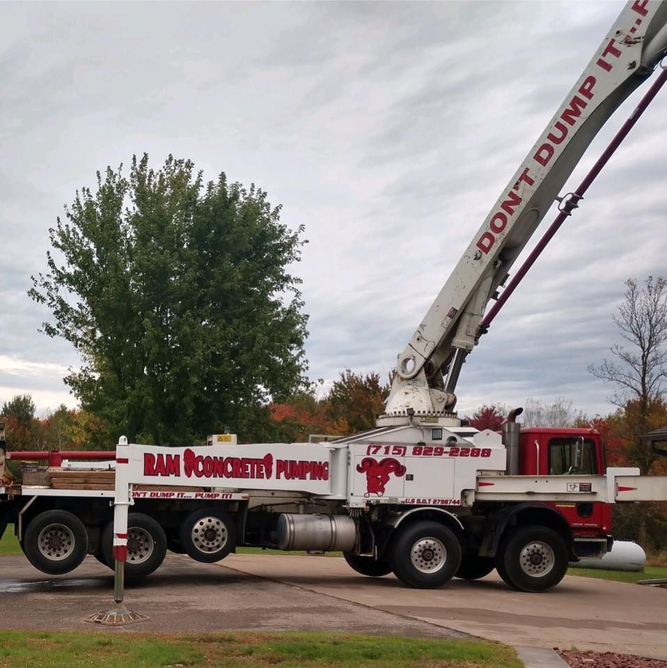 Concrete Pumping for Ram Concrete Pumping in Thorp, WI