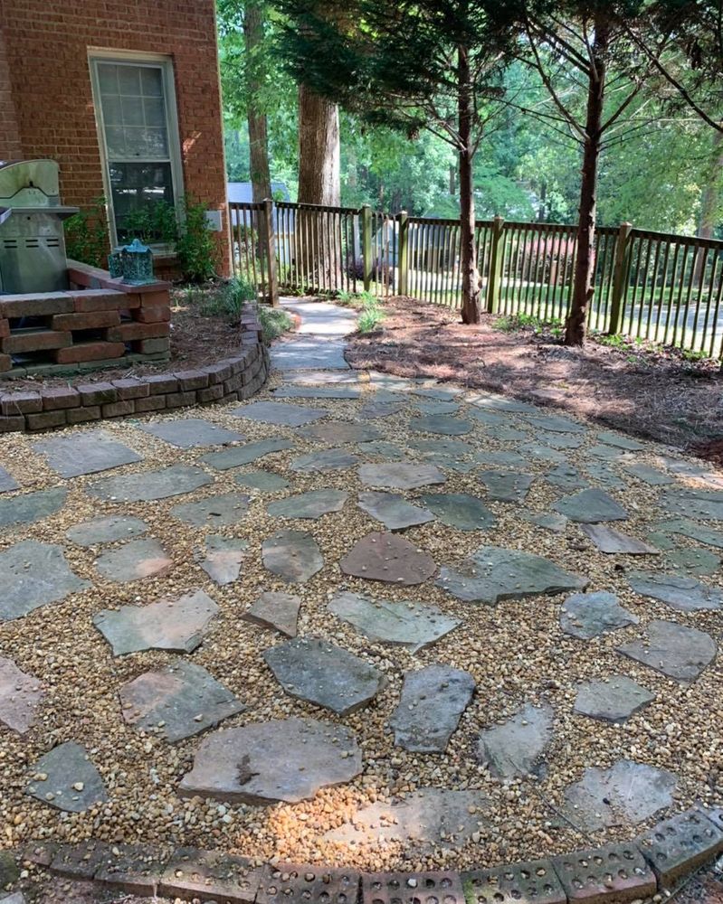 Hardscaping for Two Brothers Landscaping in Atlanta, Georgia