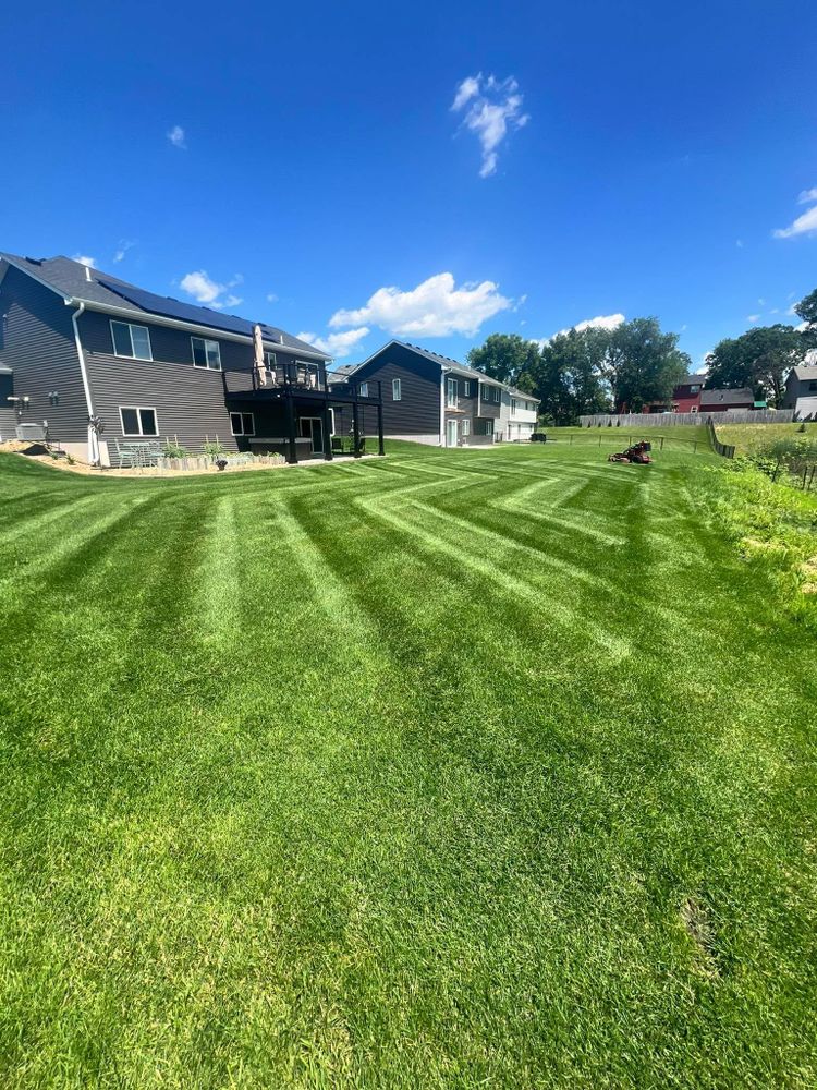 Our professional mowing service ensures a neatly trimmed lawn, enhancing your home's curb appeal. We offer customizable schedules and precision equipment for a healthy, picturesque lawn you can enjoy! for Luke's Lawn Care and Landscape in Andover, MN