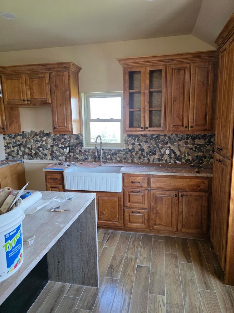 Enhance your home's aesthetics with our Trim service, offering precision craftsmanship in installing or upgrading baseboards, crown moldings, and window casings to add elegance and value to your living spaces. for Shayne Prisk Construction in Midland, TX