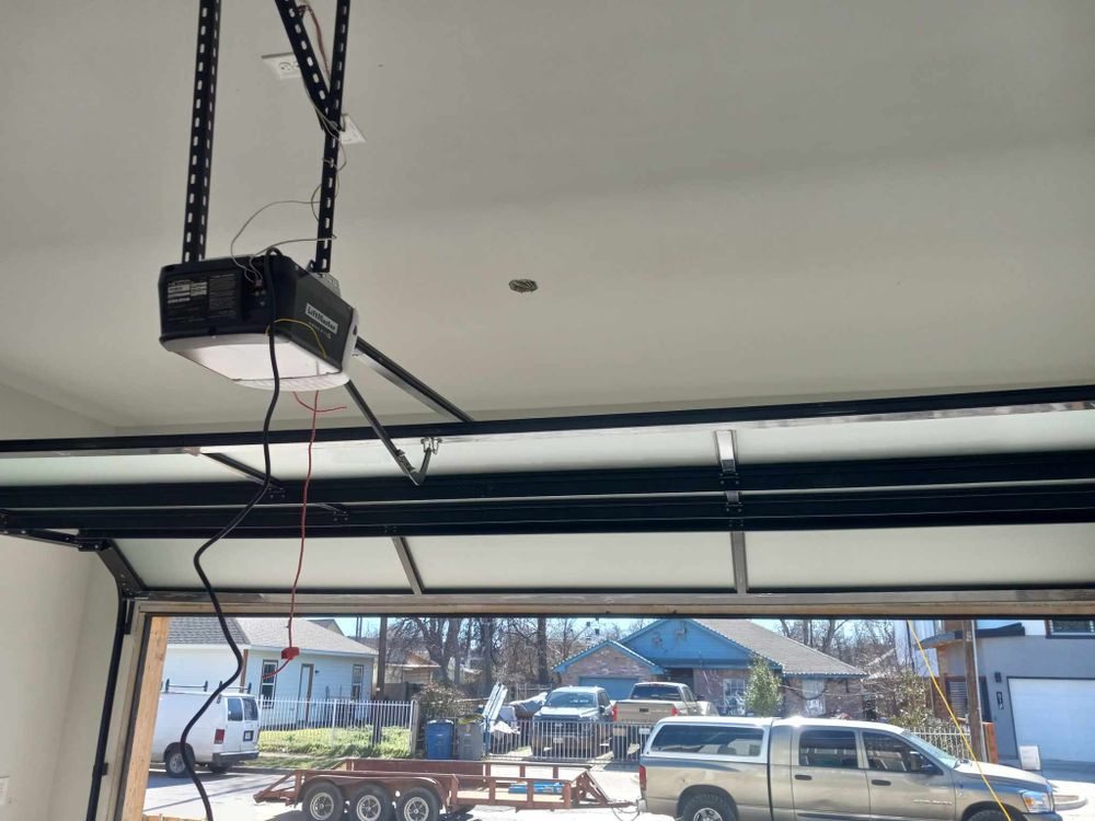 Our expert technicians ensure seamless and efficient "garage door opener installation" service, guaranteeing smooth operation and enhanced security for your home. Trust us to elevate your convenience today! for Jerry's garage doors in Dallas, TX