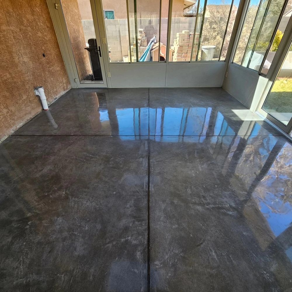 Enhance your home's durability and appeal with our professional concrete sealing, a top-tier solution in our concrete services to protect surfaces from stains, cracks, and weathering while preserving their natural beauty. for Not Just Concrete in Albuquerque, NM