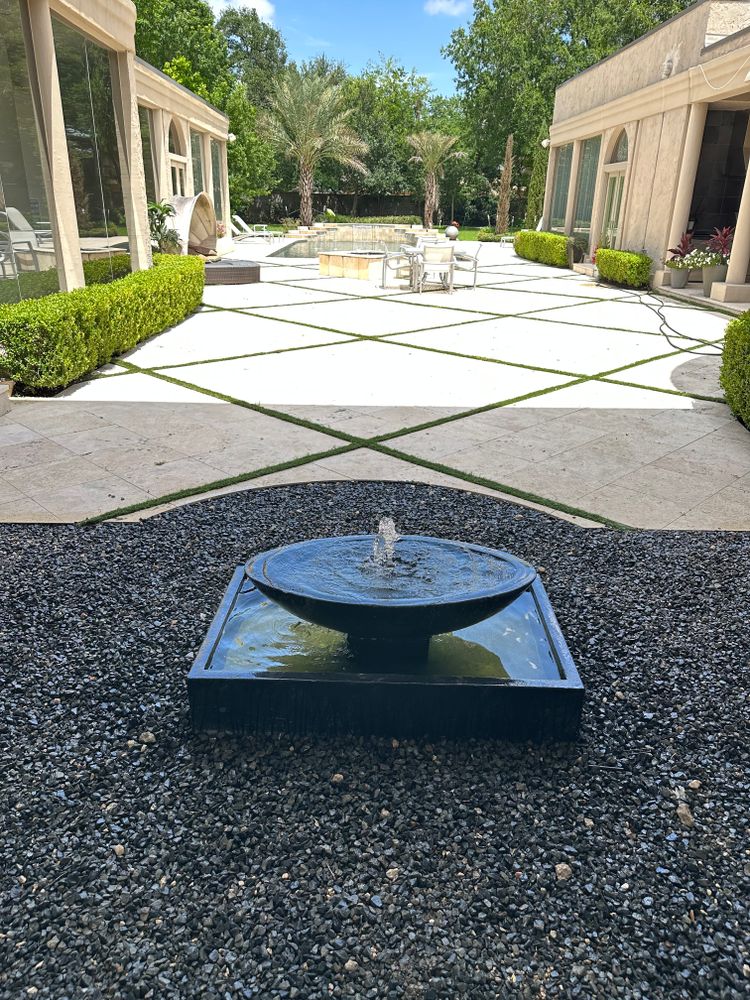 Carved Concrete for Texas Curb N Borders in Houston, TX