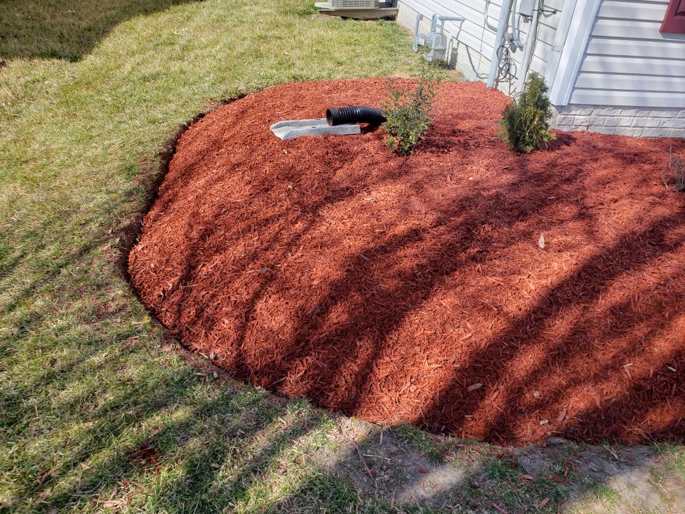Landscape Design/Mulching for Sam I AM Property Solutions in Sunderland, MD