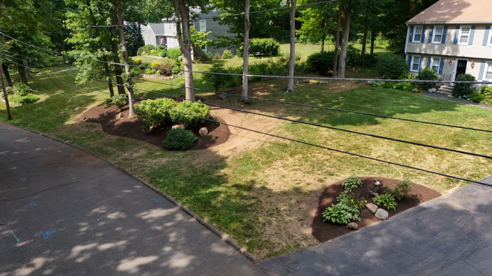 Landscape & Bed Design for Ace Landscaping in Trumbull, CT