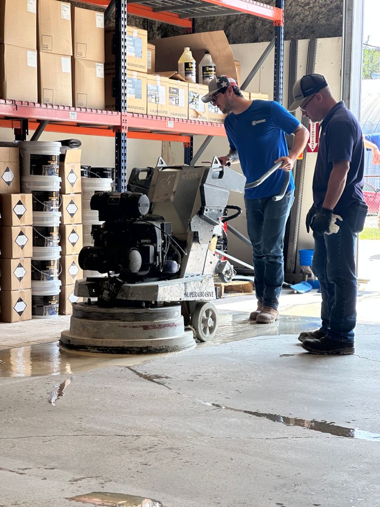 Polished Concrete  for Texas Curb N Borders in Houston, TX
