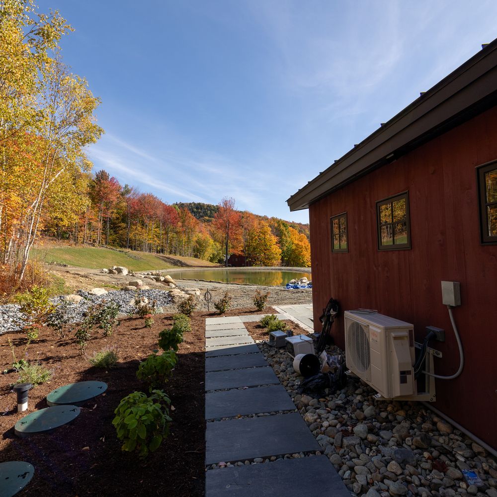 Carving a Pond into a Mountain Side for Andy Naylor Excavation in Stowe, VT