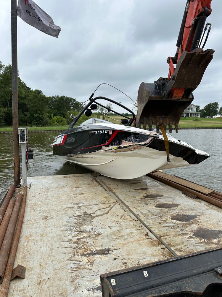 Emergency Boat Recovery for BR Construction LLC  in Corsicana, TX