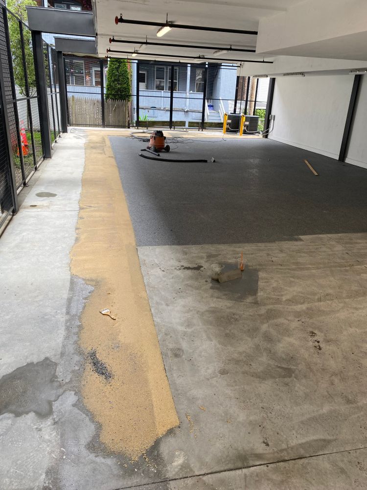 Epoxy Floor Coating for Pope Contracting Services in Fall River, MA