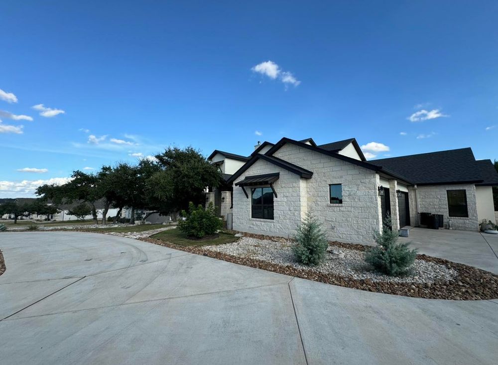 Hardscape Installation for N. B. Fence & Landscape in New Braunfels, TX