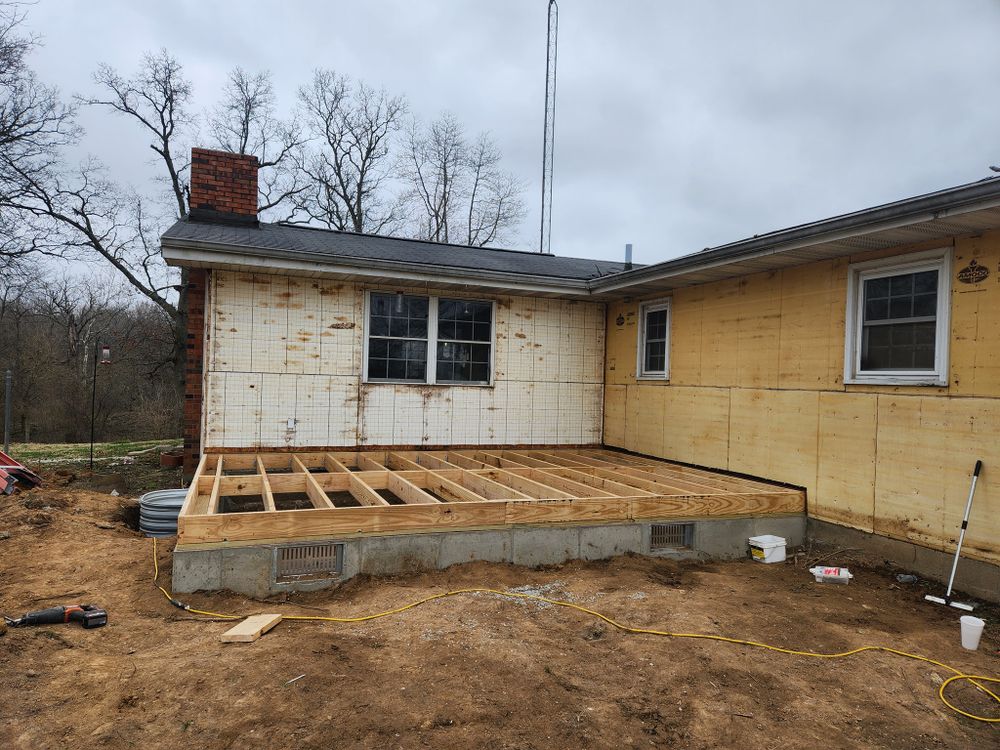 Transform your backyard with our expert patio construction service, creating beautiful, durable outdoor living spaces designed for comfort, entertaining, and lasting value while enhancing your home’s style and functionality. for Asher Remodeling and Seamless Gutters in St Elmo, IL