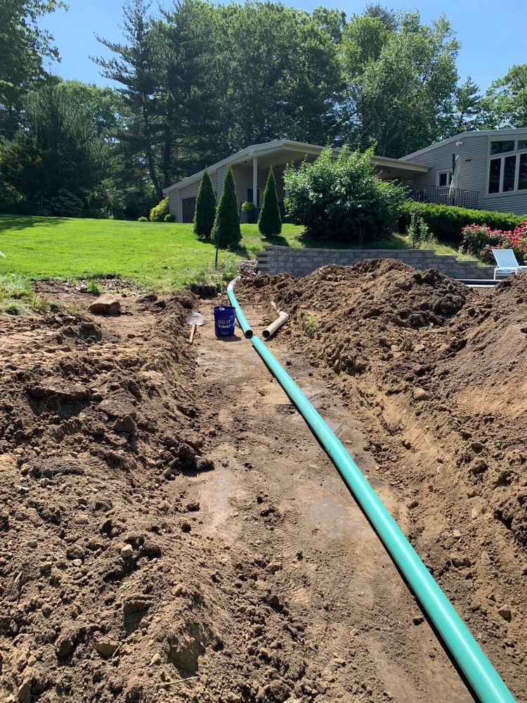 Excavation for CS Property Maintenance in Middlebury, CT