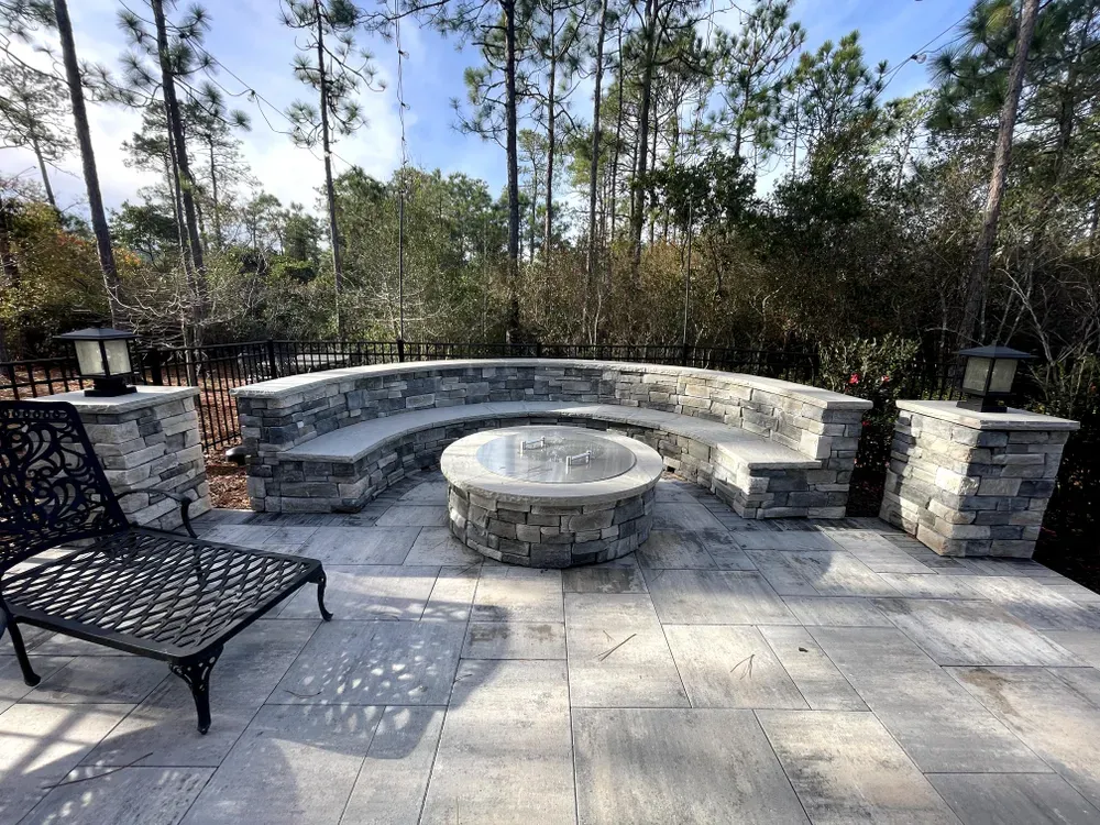 Hardscaping for Bianchi Business Development in Southport, NC