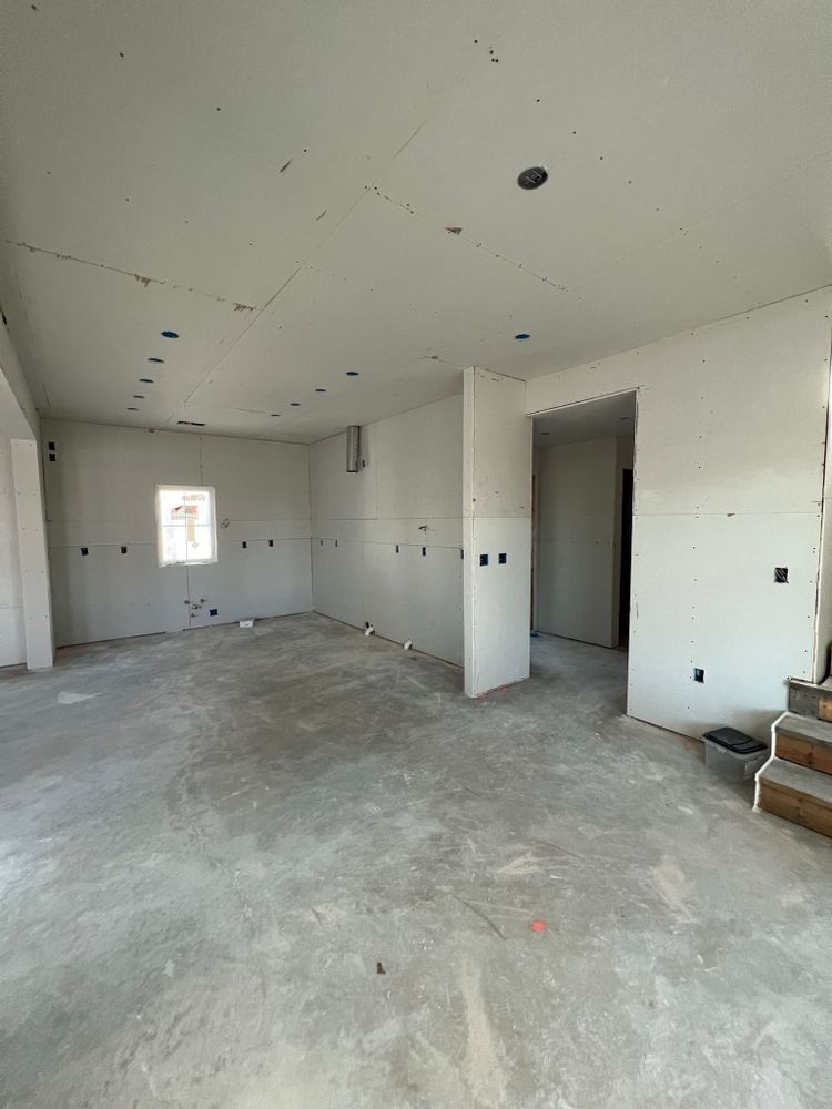 Drywall Install for Anguiano Home Renovations in Sherman, TX