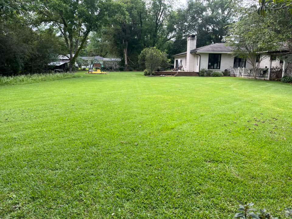 Our professional mowing service ensures your lawn stays healthy and vibrant all season long. Our team uses top-of-the-line equipment to efficiently cut your grass, leaving a neat and polished appearance. for Cut Above Lawn Service in Daphne, AL