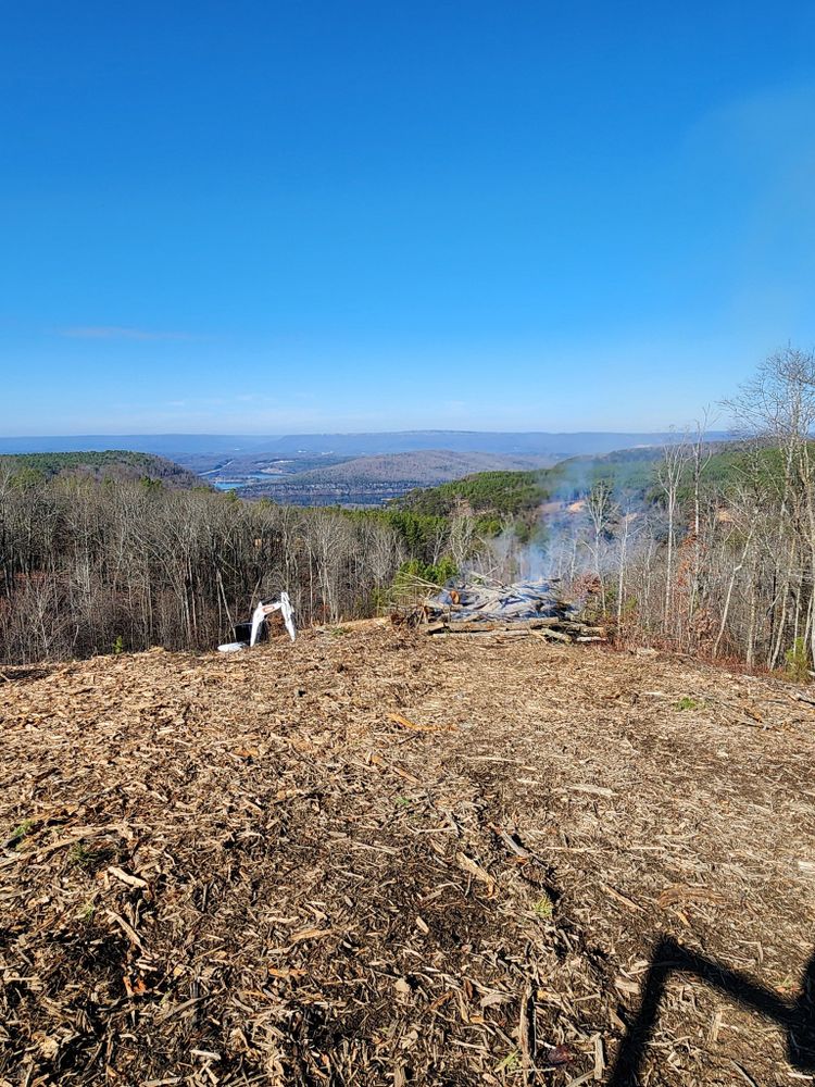 Excavating for H&H Earthworks in Decherd, TN