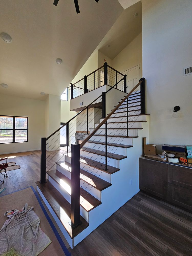 Enhance your home's elegance and safety with our bespoke interior stair railings. Our expert team designs and installs stylish, durable solutions tailored to complement your unique decor and architectural style. for Timber Concepts  in Abrams, WI