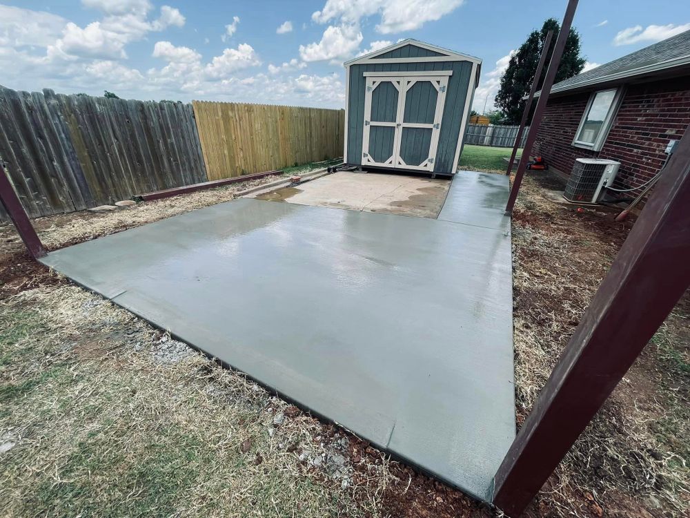 We specialize in professional concrete slab construction for homeowners, offering durable and long-lasting solutions for patios, driveways, walkways, and foundations to enhance the overall appeal of your property. for Concrete Cervantes in Oklahoma City, OK