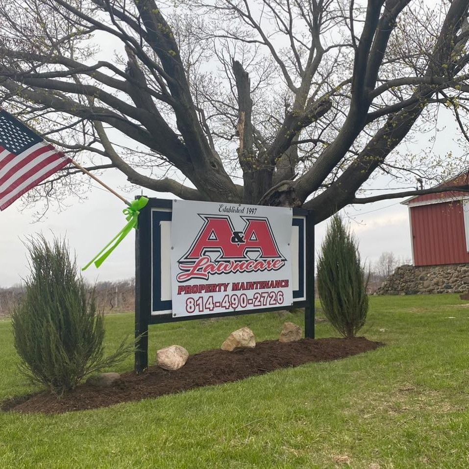 Landscaping for A & A Lawn Care and OutDoor Services in Girard, PA