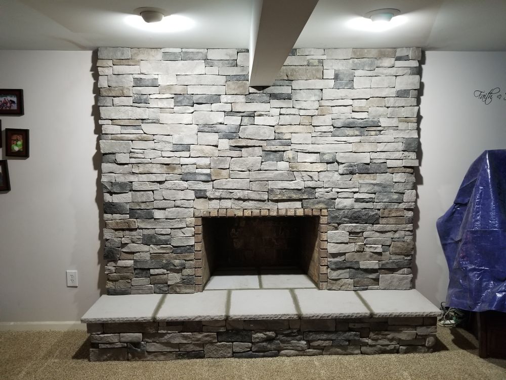 Stone Veneer for D&K Customs in Brighton, MI