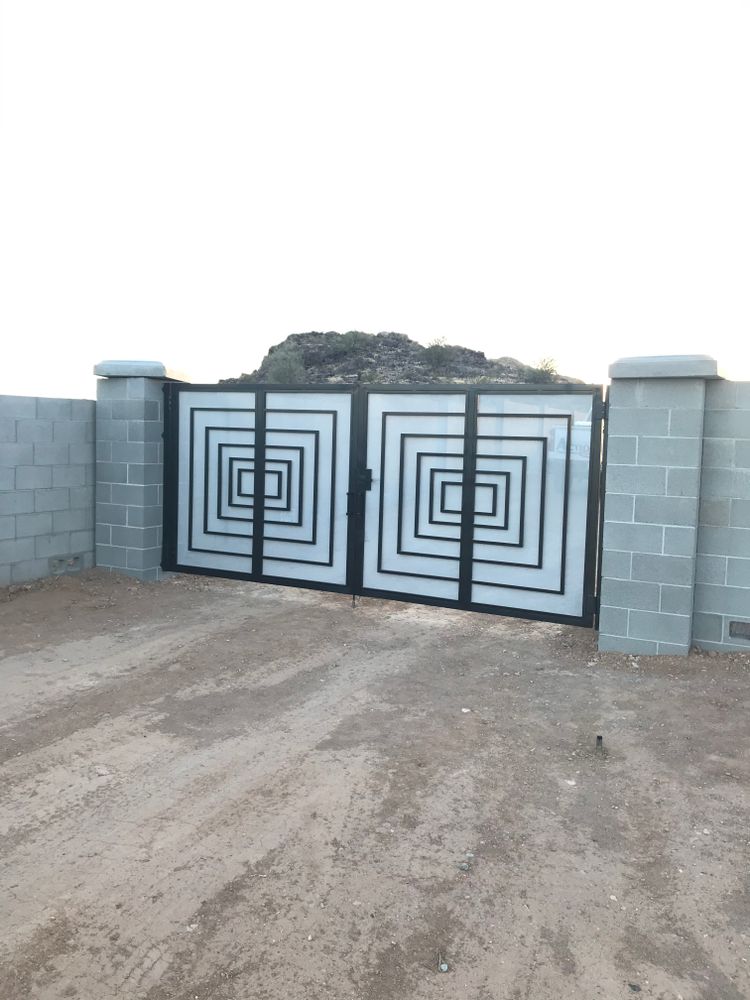 Upgrade your old rusty RV gates with our custom made gates designed with highest quality Metals and perfectly with our long lasting Powder coat. for Metal Art Deco in Glendale,  AZ