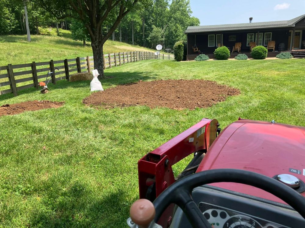 Excavating for Genesis Landworks in Bluff City, TN