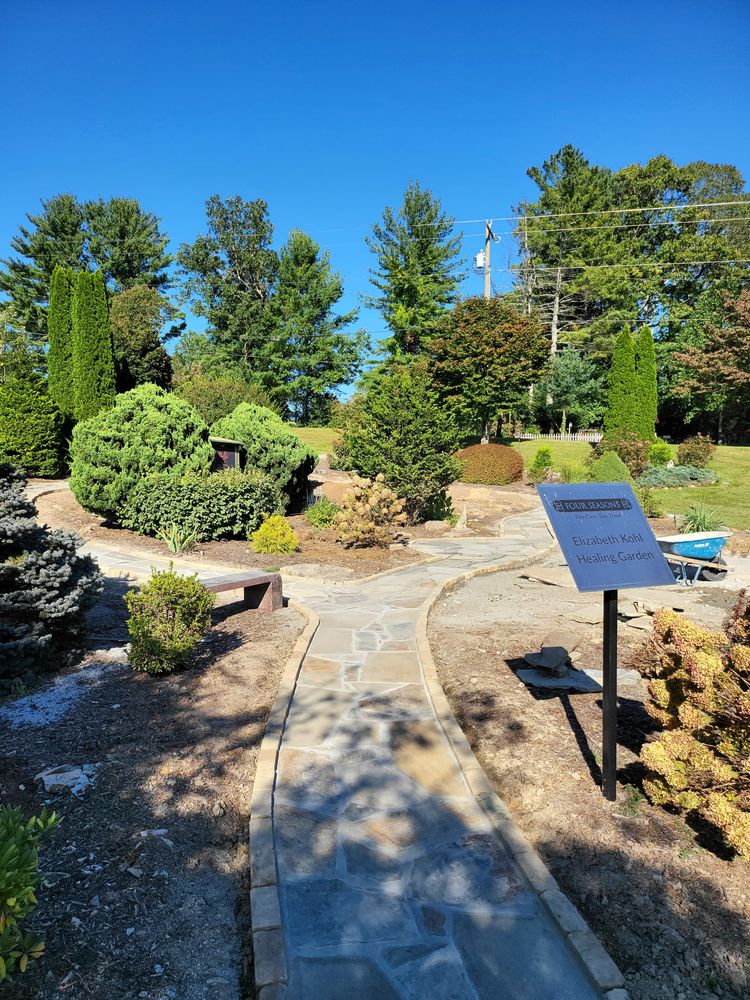 Stonework and Walkways for C4 TrueVision Renovations in Asheville, NC