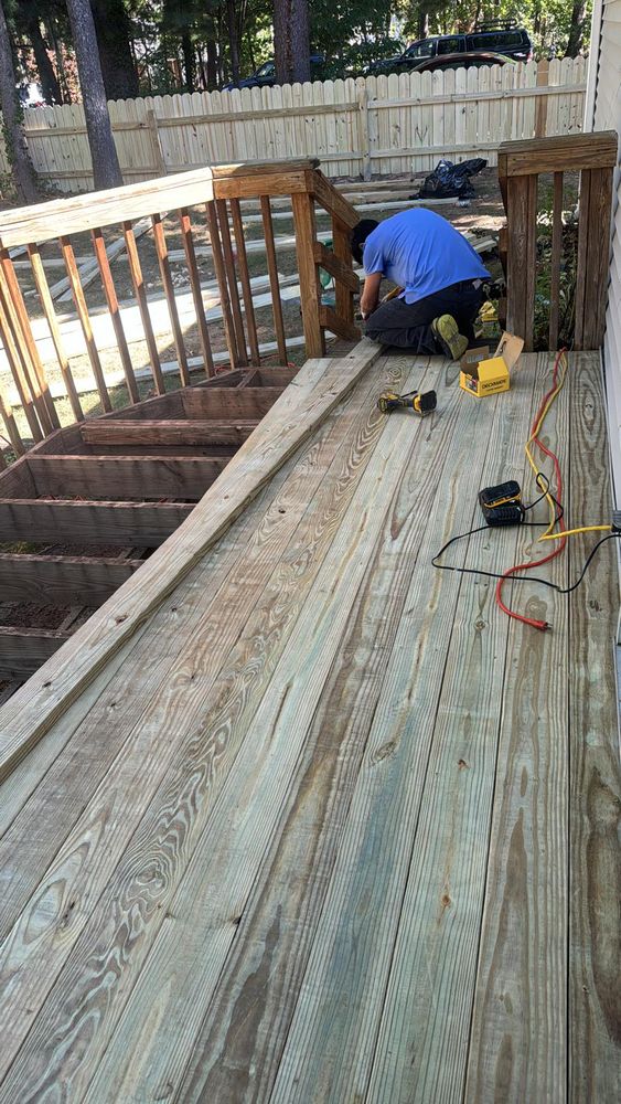 Deck and Fence for G and J Home Improvement LLC in Alexandria, VA