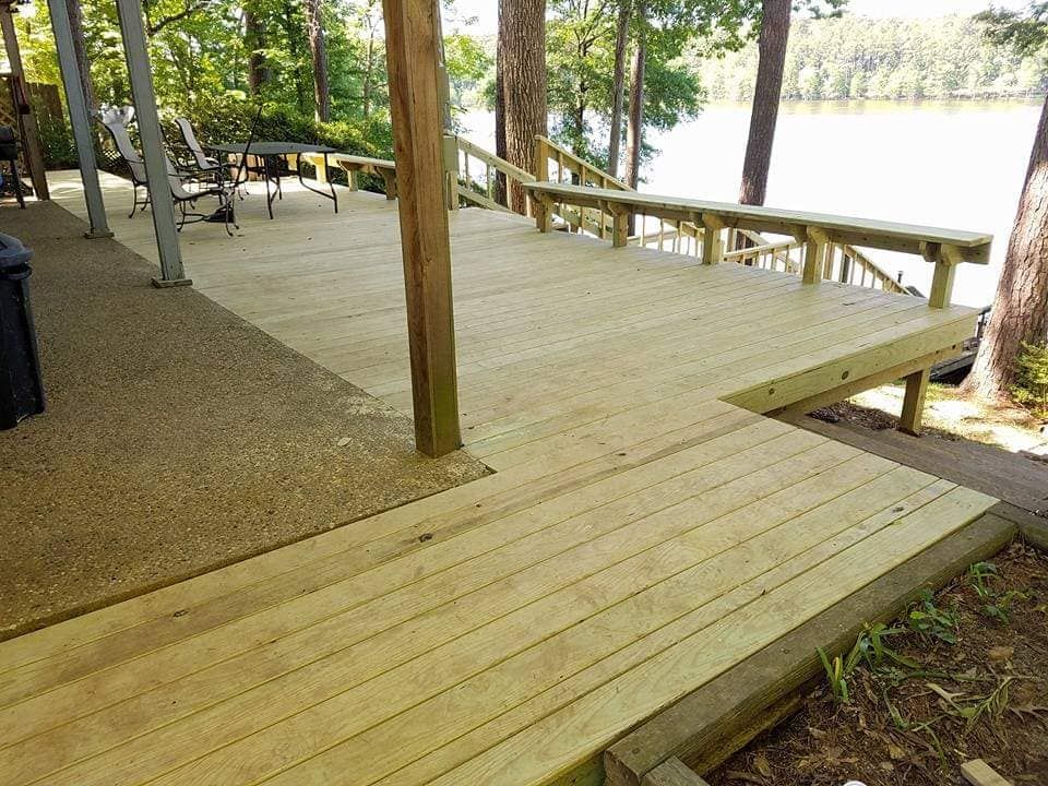 Enhance your outdoor living space with our expert deck & patio installation services, providing customized designs and quality craftsmanship to create the perfect retreat right in your own backyard. for S.W. Construction in Center, TX