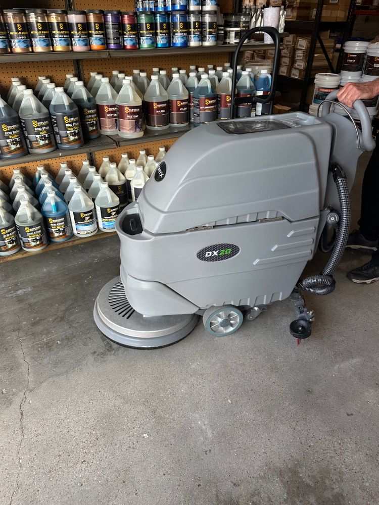 Polished Concrete  for Texas Curb N Borders in Houston, TX