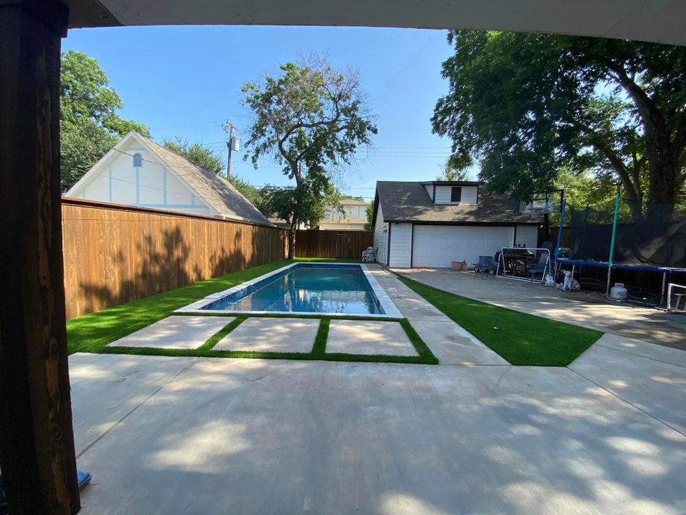 Concrete for Texas Freedom Turf Co. in Dallas, TX