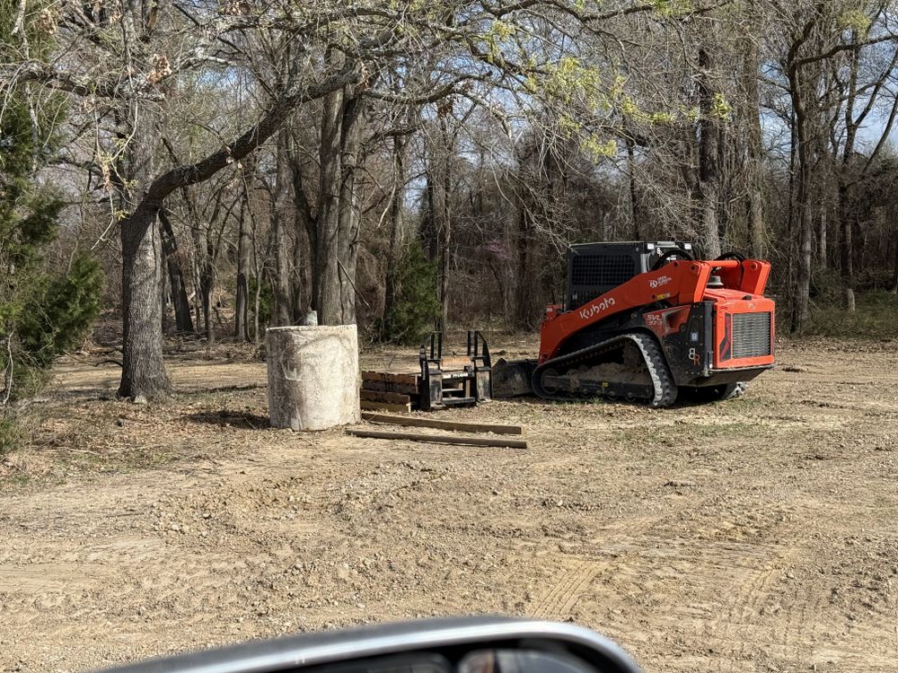 Our Equipment for BR Construction LLC in Corsicana, TX